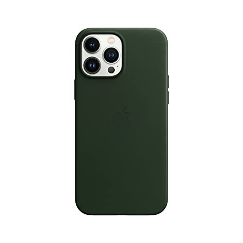 Apple Funda Leather Case con MagSafe (para el iPhone 13 Pro MAX) - Verde secuoya