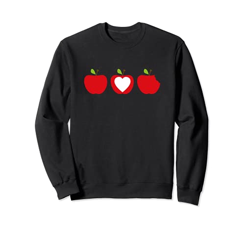 Apple Love Apple - Regalo de la temporada de recogida de manzanas Sudadera