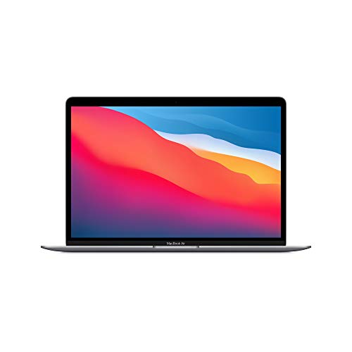 Apple Ordenador PortáTil MacBook Air (2020): Chip M1 de Apple, Pantalla Retina de 13 Pulgadas, 8 GB de RAM, SSD de 512 GB, Teclado retroiluminado, cáMara FaceTime HD, Sensor Touch ID, Gris Espacial