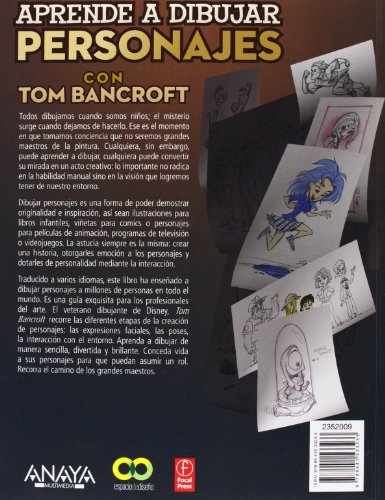 Aprender a dibujar personajes con Tom Bancroft (Espacio De Diseño)