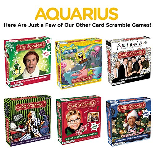 Aquarius SpongeBob Board Game Card Scramble *English Version* games accessories