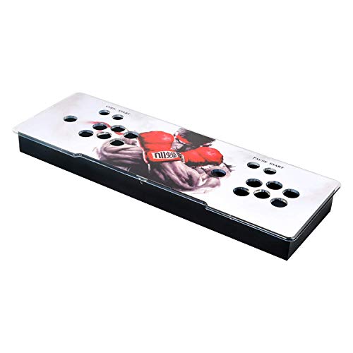 ARCADORA Estuche para Consola de Juegos Retro Arcade Estuche Ajustado de Repuesto Diseño Especial para Placa Base Raspberry Pi 4B, Caja de Consola de Bricolaje, con mazo de Cables GPIO