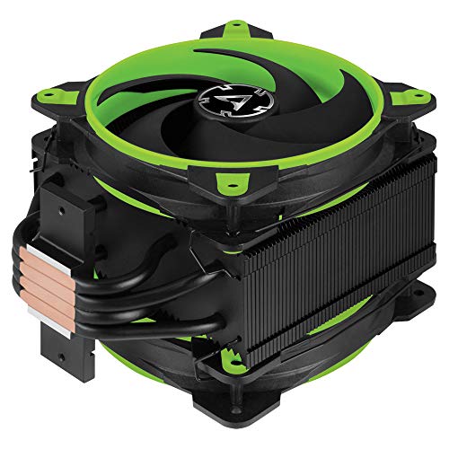 ARCTIC Freezer 34 eSports DUO - Ventola de CPU, Enfriador de CPU Push-Pull, Motor Silencioso, Desde 200 hasta 2100 Rpm, 2 Ventiladores PWM 120mm – Verde