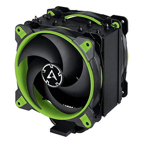 ARCTIC Freezer 34 eSports DUO - Ventola de CPU, Enfriador de CPU Push-Pull, Motor Silencioso, Desde 200 hasta 2100 Rpm, 2 Ventiladores PWM 120mm – Verde