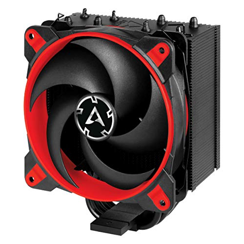 ARCTIC Freezer 34 eSports - Ventola de CPU, Enfriador de CPU Push-Pull, Intel: 2066, 2011(-3), 1155, 1151, 1150, 1200; AMD: AM4, 200-2100 RPM, Ventilador PWM 120 mm, CPU Cooler - Rojo