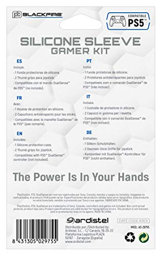 Ardistel - Blackfire Silicone Sleeve Gamer Kit Ps5 (Playstation 5)