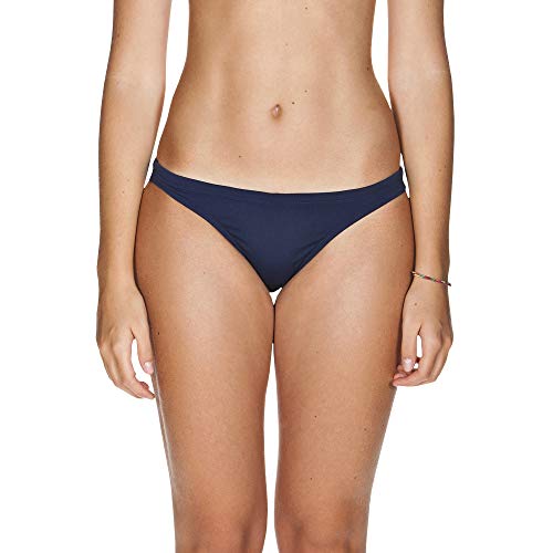 Arena Solid Parte Inferior Bikini, Mujer, Azul (Navy/White), 40