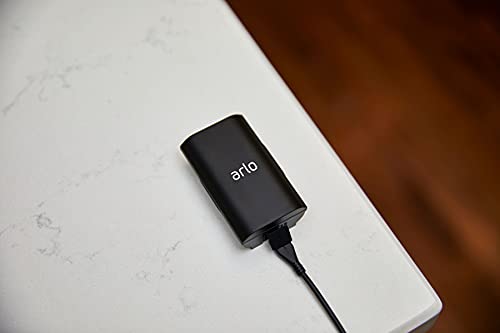 Arlo Batería recargable comparible exclusivamente con Arlo Essential Wire-Free Video Doorbell, accesorio original Arlo, negro