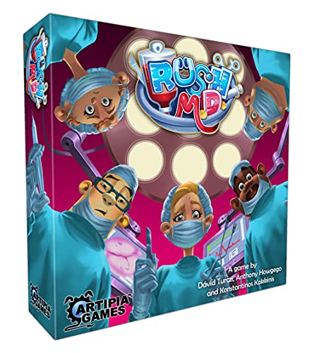 Artipia Games Rush M. D. Boiard Game - Juego de mesa (versión inglesa, 1 unidad), multicolor