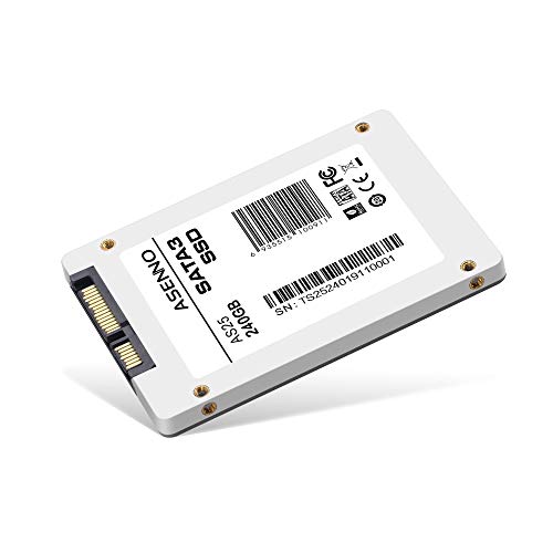 ASENNO 240 GB 250 GB 256 GB 2,5 Pulgadas SSD con 256 MB de Memoria SATAIII 6 GB/s de Disco Duro Interno de Estado sólido para Notebook Tablet PC de Escritorio
