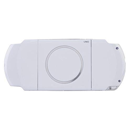 ASHATA Carcasa para PSP 3000, Reemplazo de Funda Protectora para Consola de Juegos de Mano, Cubierta para PSP 3000, Estuche Duradero para Consola de Juegos 3000(Blanco)