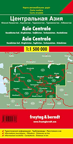 Asia centrale 1:1.500.000: Wegenkaart 1:1 500 000: AK 155 (Auto karte)
