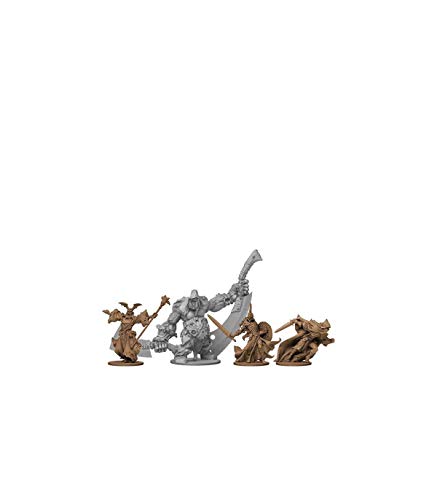 Asmodee- Massive Darkness Stregoni vs Lord Tusk Expansión Juego de Mesa, Multicolor (CMON 10107)