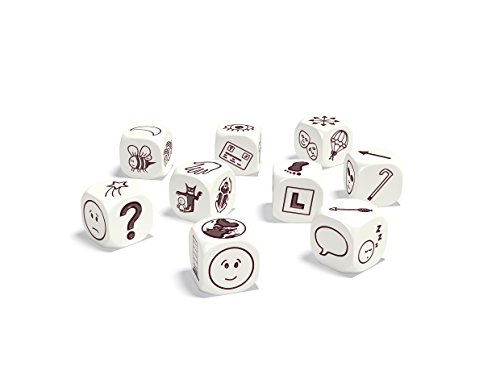 Asmodee- Story Cubes Clásico Juego de dados, Multicolor (ASMRSC01ML1)