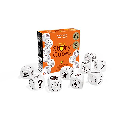 Asmodee- Story Cubes Clásico Juego de dados, Multicolor (ASMRSC01ML1)