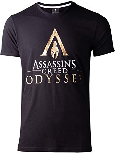 Assassin's Creed T-Shirt Odyssey - Odyssey Logo Men's T-Shirt Black-XL