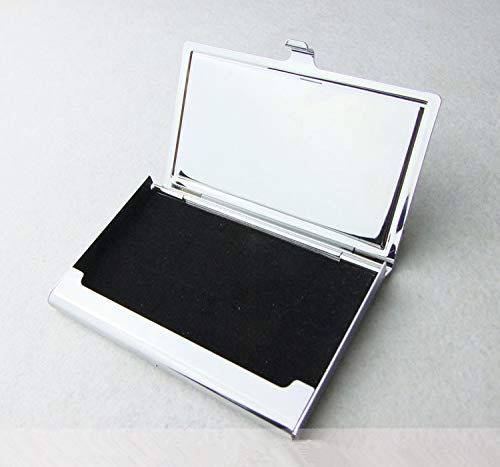 Astillero de tarjeta de presentación Design Design, caja de crédito con nombre de monedero de acero inoxidable para hombres y mujeres-Bulldog inglés