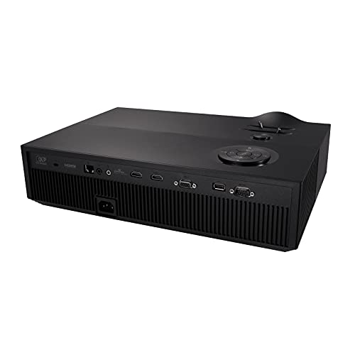 ASUS H1 - Proyector LED Full HD (3000 lúmenes, 120 Hz, 1280 x 1080, 125% Rec. 709, 125% sRGB, Altavoces 10W, VGA y HDMI, Compatible con FHD@120Hz en PS5 y Xbox X/S, Color Negro