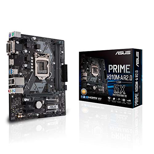ASUS PRIME H310M-A R2.0 LGA 1151 (Zócalo H4) Intel® H310 Micro ATX - Placa base (DDR4-SDRAM, DIMM, 2133,2400,2666 MHz, Dual, 2GB,4GB,8GB,16GB, 32 GB)