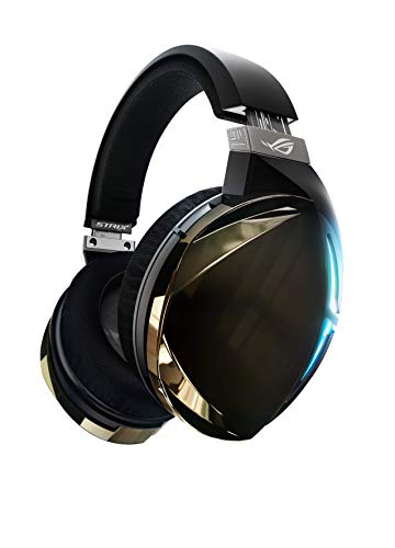 Asus ROG Strix Fusion 500 - Auriculares gaming con iluminación RGB sincronizable entre auriculares que puedes controlar desde la app, DAC ESS de alta fidelidad, amplificador y sonido 7.1 virtual
