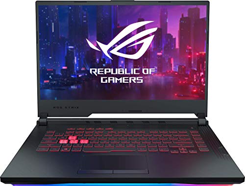 ASUS ROG Strix G531GT-BQ020 - Ordenador portátil de 15.6" FullHD (Intel Core i7-9750H, 8GB RAM, 256GB SSD, GeForce GTX1650-4GB, Sin sistema operativo) negro - Teclado QWERTY Español