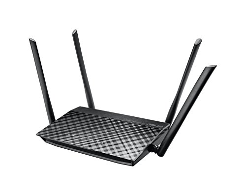 ASUS RT-AC1200G+ - Router inalámbrico AC1200 Doble Banda Gigabit (USB 2.0, modo punto de acceso, triple VLAN)