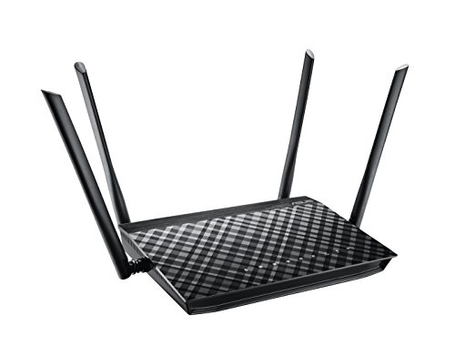 ASUS RT-AC1200G+ - Router inalámbrico AC1200 Doble Banda Gigabit (USB 2.0, modo punto de acceso, triple VLAN)