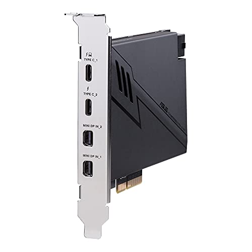 ASUS ThunderboltEX 3-TR Tarjeta y Adaptador de Interfaz Interno Mini DisplayPort, PCIe, Thunderbolt, Thunderbolt 3, USB 2.0