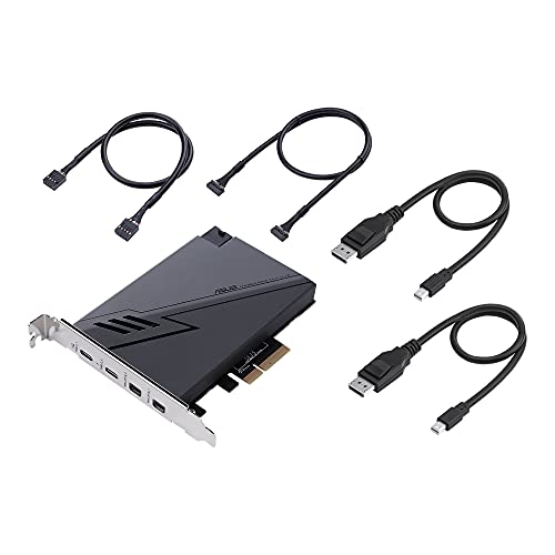 ASUS ThunderboltEX 3-TR Tarjeta y Adaptador de Interfaz Interno Mini DisplayPort, PCIe, Thunderbolt, Thunderbolt 3, USB 2.0