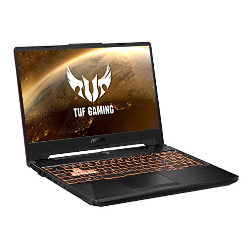 ASUS TUF A15 FA506IU-HN278 - Ordenador portátil Gaming 15.6" FullHD (Ryzen 7 4800H, 16GB RAM, 1TB SSD, NVIDIA GTX1660Ti-6GB, Sin sistema operativo) Negro Hoguera - Teclado QWERTY español