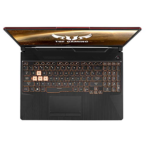 ASUS TUF A15 FA506IU-HN278 - Ordenador portátil Gaming 15.6" FullHD (Ryzen 7 4800H, 16GB RAM, 1TB SSD, NVIDIA GTX1660Ti-6GB, Sin sistema operativo) Negro Hoguera - Teclado QWERTY español