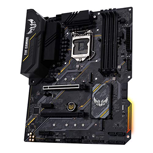 ASUS TUF Gaming B460-PLUS - Placa Base Gaming ATX Intel de 10a Gen LGA 1200 con VRM de 8 Fases, Dual M.2, DDR4, LAN 1Gb, HDMI, DP, USB 3.2 Gen 2 e iluminación RGB Aura Sync