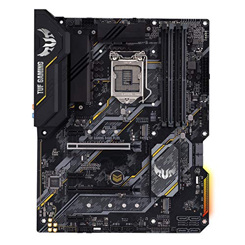 ASUS TUF Gaming B460-PLUS - Placa Base Gaming ATX Intel de 10a Gen LGA 1200 con VRM de 8 Fases, Dual M.2, DDR4, LAN 1Gb, HDMI, DP, USB 3.2 Gen 2 e iluminación RGB Aura Sync