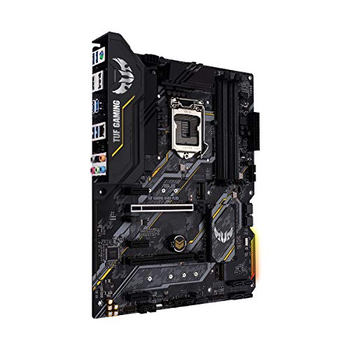 ASUS TUF Gaming B460-PLUS - Placa Base Gaming ATX Intel de 10a Gen LGA 1200 con VRM de 8 Fases, Dual M.2, DDR4, LAN 1Gb, HDMI, DP, USB 3.2 Gen 2 e iluminación RGB Aura Sync