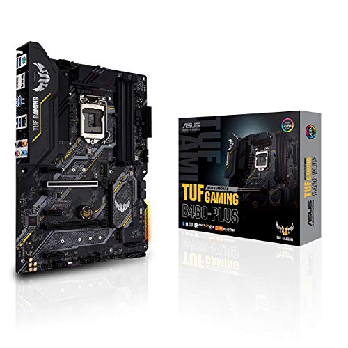 ASUS TUF Gaming B460-PLUS - Placa Base Gaming ATX Intel de 10a Gen LGA 1200 con VRM de 8 Fases, Dual M.2, DDR4, LAN 1Gb, HDMI, DP, USB 3.2 Gen 2 e iluminación RGB Aura Sync