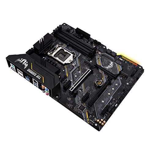 ASUS TUF Gaming B460-PLUS - Placa Base Gaming ATX Intel de 10a Gen LGA 1200 con VRM de 8 Fases, Dual M.2, DDR4, LAN 1Gb, HDMI, DP, USB 3.2 Gen 2 e iluminación RGB Aura Sync