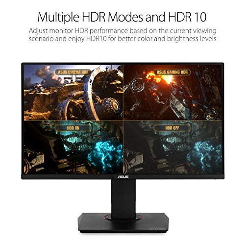 ASUS TUF Gaming VG289Q 28" HDR Gaming Monitor 4K (3840 x 2160) IPS FreeSync Eye Care DisplayPort Dual HDMI HDR 10, NEGRO