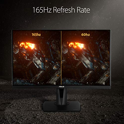 ASUS TUF VG27AQ - Monitor gaming de 27" WQHD (2560x1440, IPS, 165Hz *, ELMB Sync, Compatible con G-SYNC, Adaptive-sync, 1 ms, HDR10) Negro