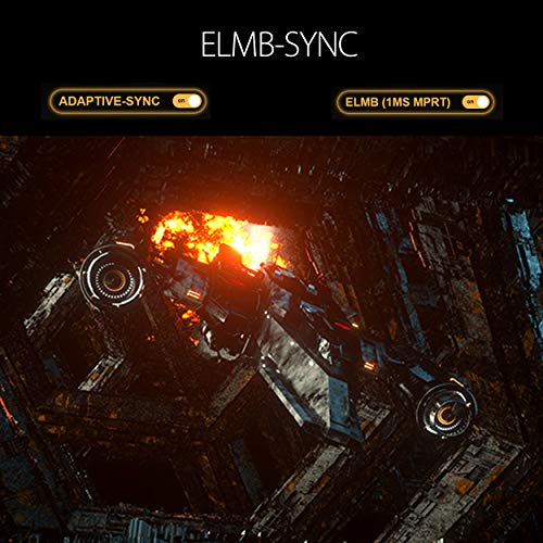 ASUS TUF VG27AQ - Monitor gaming de 27" WQHD (2560x1440, IPS, 165Hz *, ELMB Sync, Compatible con G-SYNC, Adaptive-sync, 1 ms, HDR10) Negro