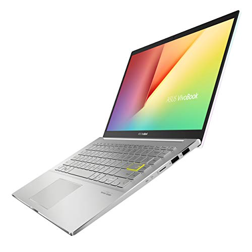 ASUS VivoBook S14 S433EA-AM423T - Portátil 14" Full HD (Core i5-1135G7, 8GB RAM, 512GB SSD, Iris Xe Graphics, Windows 10 Home) Blanco Sueño - Teclado QWERTY español