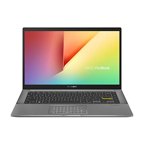 ASUS VivoBook S14 S433EA-AM613T - Ordenador portátil 14" Full HD (Intel Core i7-1165G7, 16GB RAM, 512GB SSD, Intel Iris Xe Graphics, Windows 10 Home) Negro Indie-Teclado QWERTY español
