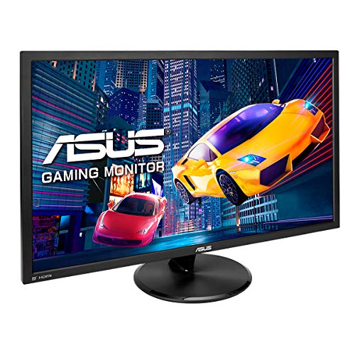 ASUS VP28UQG - Monitor de gaming de 28'' 4K UHD(3840x2160, 1 ms, Adaptive-Sync, FreeSync, Antiparpadeo, Filtro de luz azul) Color negro