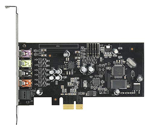 ASUS Xonar SE Interno 5.1 Canales PCI-E - Tarjeta de Sonido (5.1 Canales, 24 bit, 116 dB, 110 dB, 24-bit/192kHz, 0,00251%)