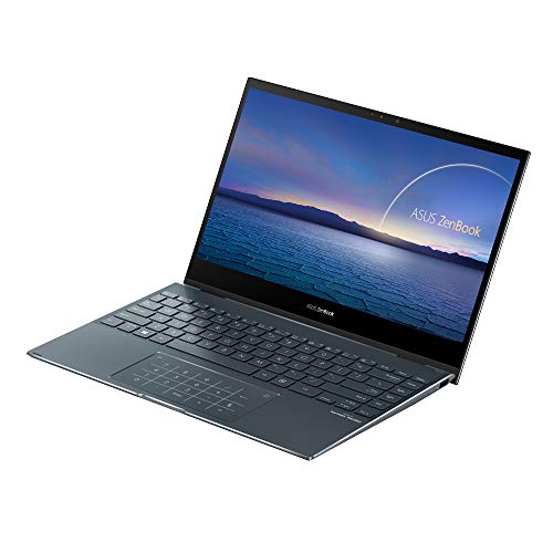 ASUS ZenBook Flip 13 UX363JA-EM189T - Portátil convertible 13.3" FullHD (Intel Core i5-1035G4, 16GB RAM, 512GB SSD, Intel Iris Plus Graphics, Windows 10 Home) Gris Pino-Teclado QWERTY español