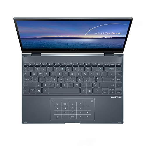 ASUS ZenBook Flip 13 UX363JA-EM189T - Portátil convertible 13.3" FullHD (Intel Core i5-1035G4, 16GB RAM, 512GB SSD, Intel Iris Plus Graphics, Windows 10 Home) Gris Pino-Teclado QWERTY español