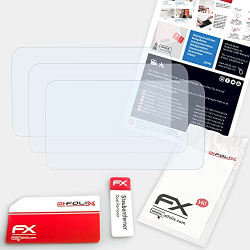 atFoliX Lámina Protectora de Pantalla compatible con GPD Win Película Protectora, ultra transparente FX Lámina Protectora (3X)