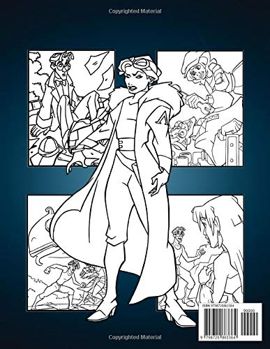 Atlantis The Lost Empire Coloring Book: Jumbo Coloring Book for Kids Ages 3-7 And Adults, Atlantis The Lost Empire Coloring Book (Unofficial)