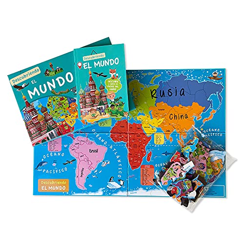 Atlas magnético. Descubriendo el mundo. (Mi estuche magnético)