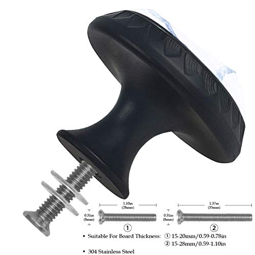 ATOMO 4pcs rojo coronado grúa cristal 30mm cajón tirador tirador Usd para gabinete, cajón