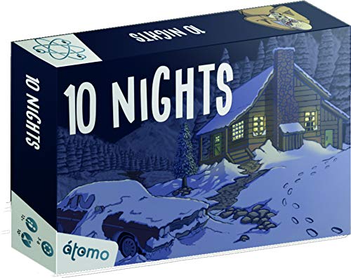 Átomo Games-10 Nights (Eng-SPA) Juegos de Mesa, Multicolor (Last Level BGNIGHTS)